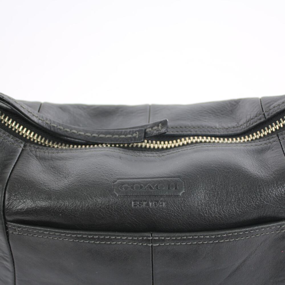 Coach Vintage Y2K Black Leather Soho Hobo Shoulder Bag - Picture 9 of 11